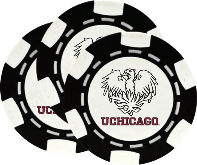The University of Chicago Chip Ball Marker 3 Pack