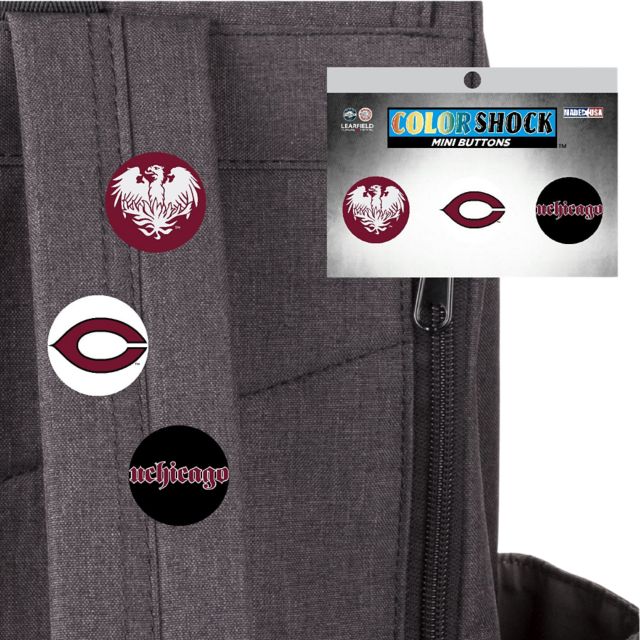 The University of Chicago Maroons Mini Button 3 Pack