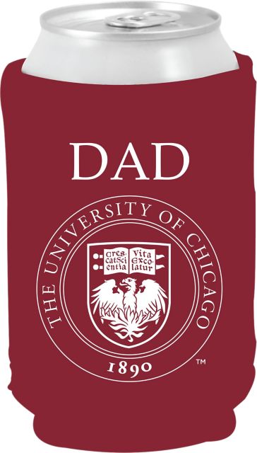 The University of Chicago Dad Can Coozie
