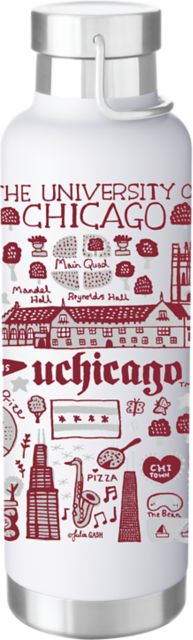 The University of Chicago 24 oz Bottle