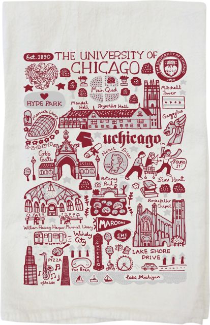 The University of Chicago Kitchen Towel
