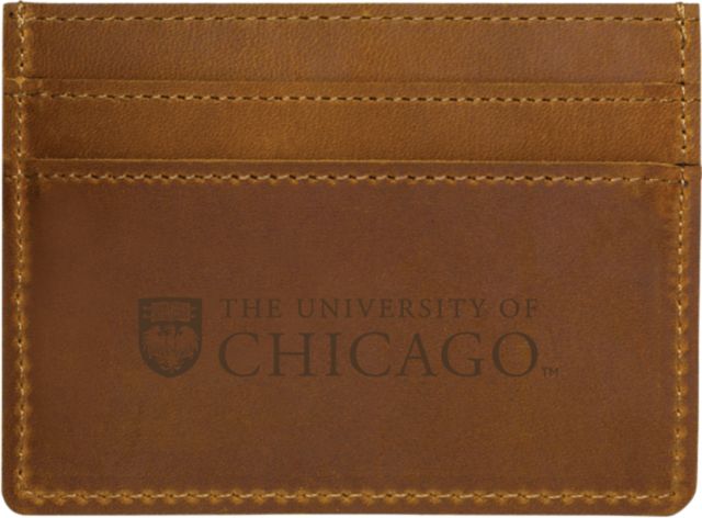 The University of Chicago Leather Card Holder
