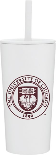 The University of Chicago 20 oz. Gatlinburg Tumbler with Straw