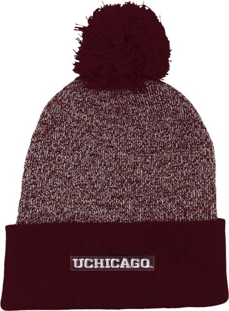 The University of Chicago Cuff Pom Beanie