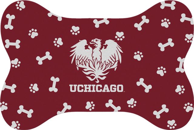 The University of Chicago Bone Shaped Pet Mat