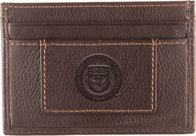The University of Chicago Leather Card Holder