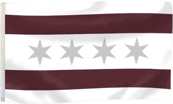 The University of Chicago 3' x 5' Chicago Durawave Flag