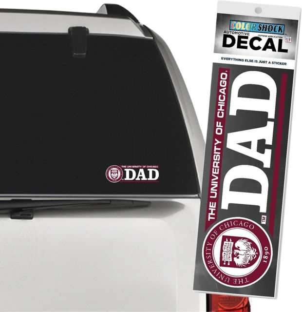 The University of Chicago Dad Decal