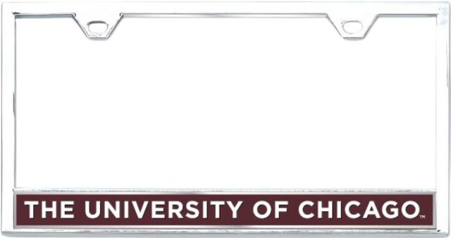The University of Chicago License Plate Frame