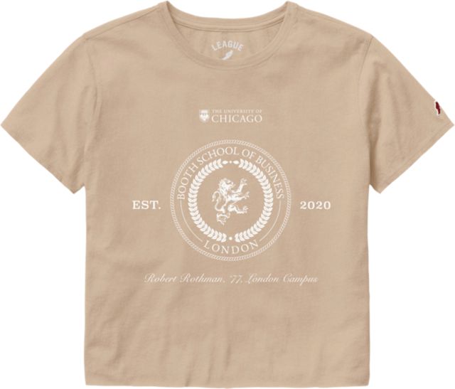The University of Chicago London Women's Crop Short Sleeve T-Shirt