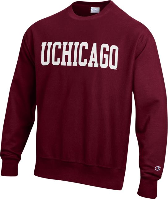 The University of Chicago Reverse Weave Crewneck Sweatshirt