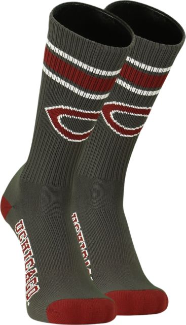 The University of Chicago Maroons Crew Socks