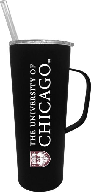 The University of Chicago 20 oz. Stainless Steel Roadie