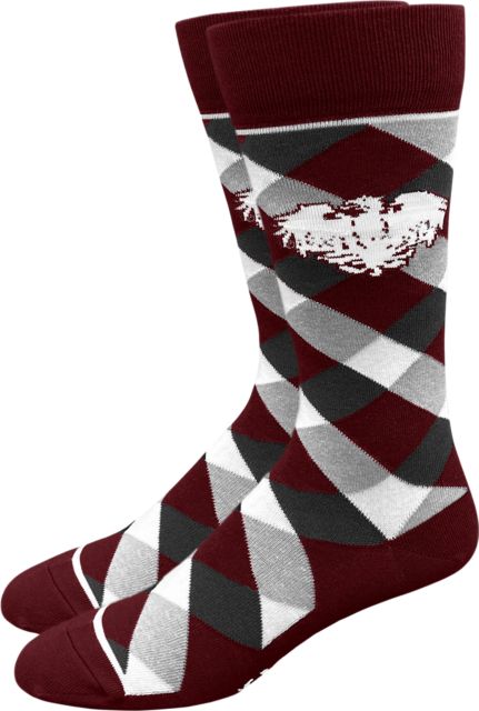 The University of Chicago Maroons Dress Socks
