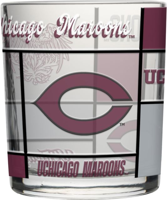 The University of Chicago 12 oz. Rocks Glass