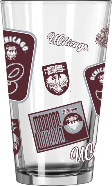 The University of Chicago 16 oz. Pint Glass
