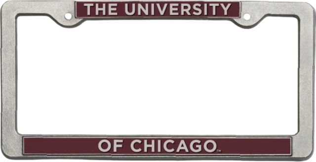 The University of Chicago License Plate Frame