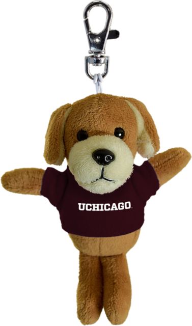 The University of Chicago Plush Keychain