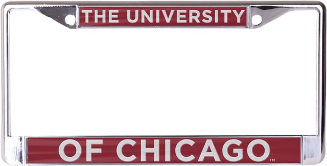 The University of Chicago License Plate Frame
