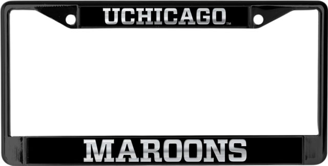 The University of Chicago License Plate