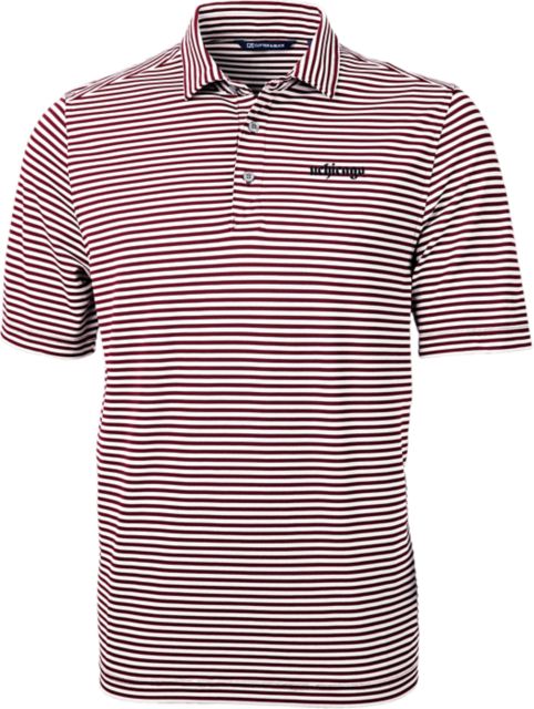 The University of Chicago Striped Eco Polo