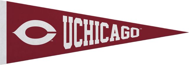 【オススメ】Vintage CHICAGO UNIVERSITY ペナント The University of Chicago Maroons 5x15 Pennant: University