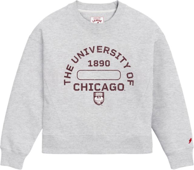 The University of Chicago Maroons Women's Boxy Crewneck Sweatshirt
