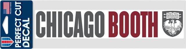The University of Chicago Booth School of Business Perfect Cut Decal