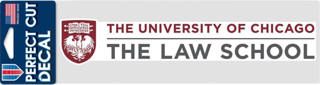 The University of Chicago The Law School Perfect Cut Decal