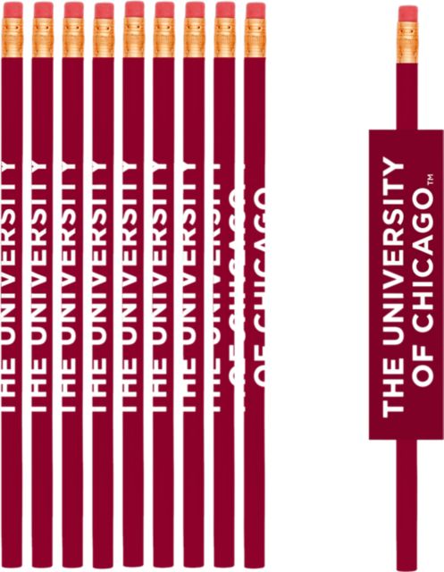 The University of Chicago #2 Pencils - 10 Pack