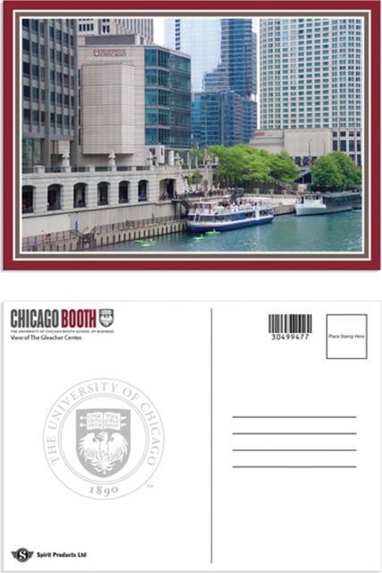 The University of Chicago 5x7" River Postcard
