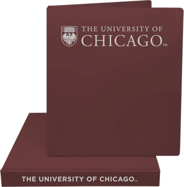 The University of Chicago 1'' Vinyl Binder