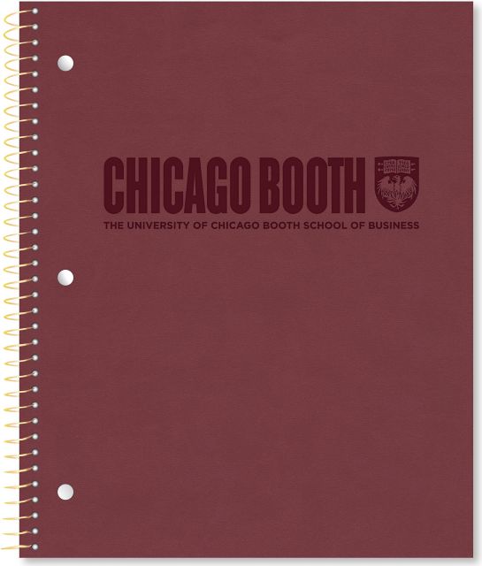 The University of Chicago Booth School of Business 1 Subject Notebook