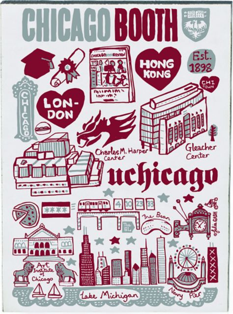 The University of Chicago Booth School of Business Julia Gash Jumbo Magnet