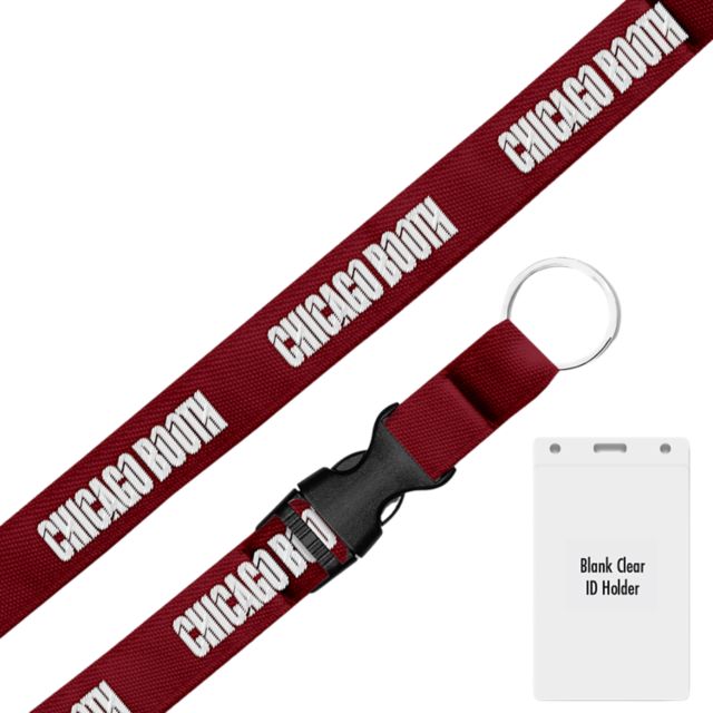 The University of Chicago Booth School of Business 3-4'' Lanyard