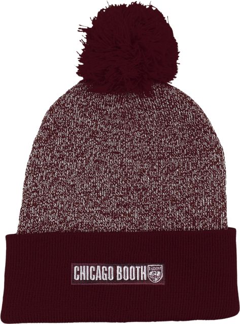 The University of Chicago Booth School of Business Cuff Pom Beanie
