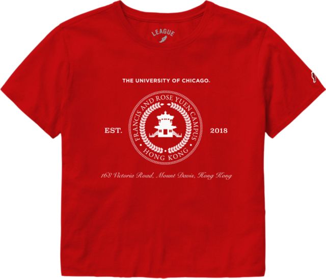 The University of Chicago Booth School of Business Hong Kong Women's Crop Short Sleeve T-Shirt