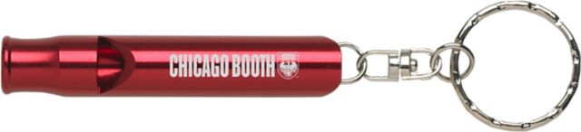 The University of Chicago Booth School of Business Whistle Keychain