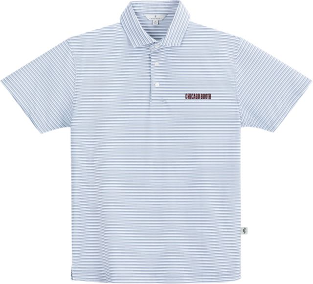 The University of Chicago Booth School of Business Stripe Performance Polo