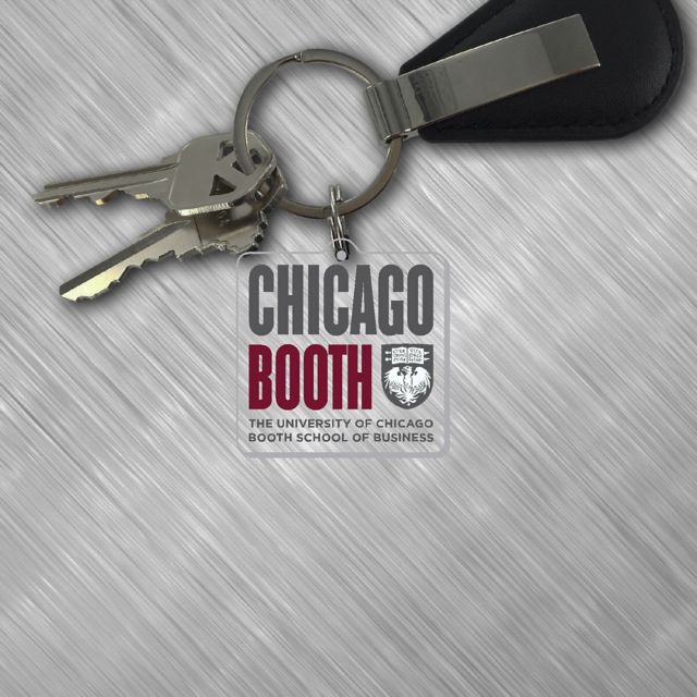 The University of Chicago Booth School of Business Laser Cut Keytag