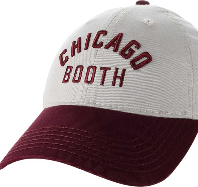 The University of Chicago Booth School of Business 2-Tone Relaxed Twill Adjustable Cap