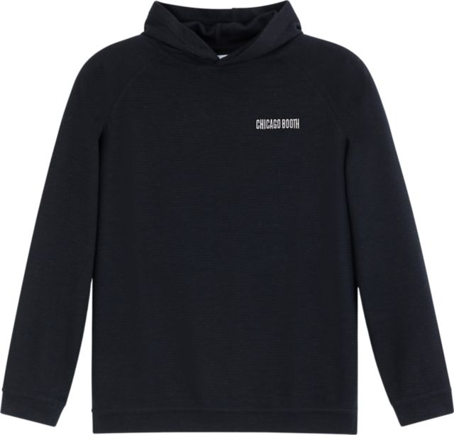 The University of Chicago Booth School of Business Waffle Hooded Long Sleeve T-Shirt