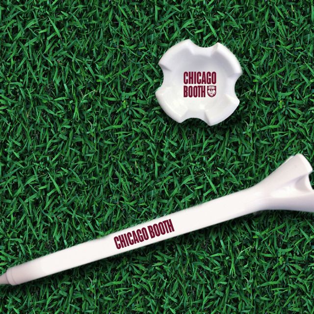 The University of Chicago Booth School of Business 8 Pack Golf Tees