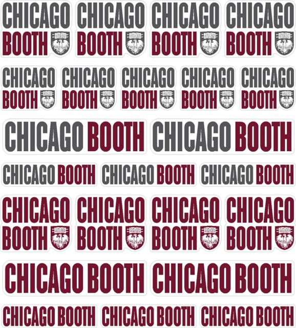 The University of Chicago Booth School of Business Sticker Sheet