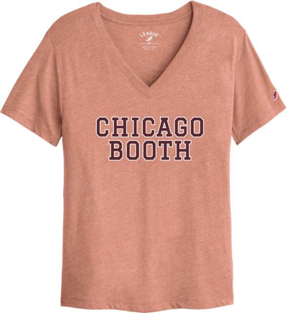The University of Chicago Booth School of Business Women's V-Neck Short Sleeve T-Shirt