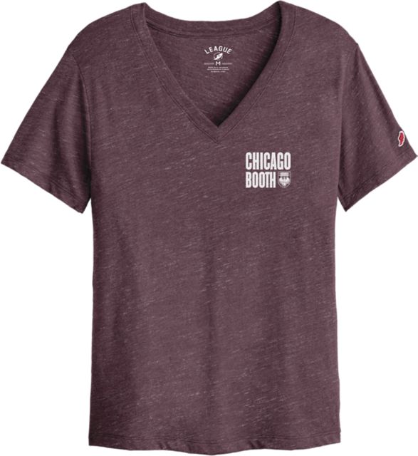The University of Chicago Booth School of Business Women's V-Neck Short Sleeve T-Shirt