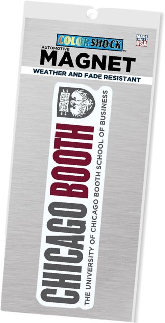 The University of Chicago Booth School of Business Landmark 4x4 Magnet