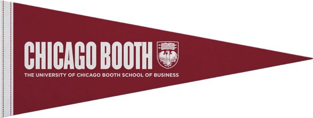 The University of Chicago Booth School of Business 9x24 Pennant
