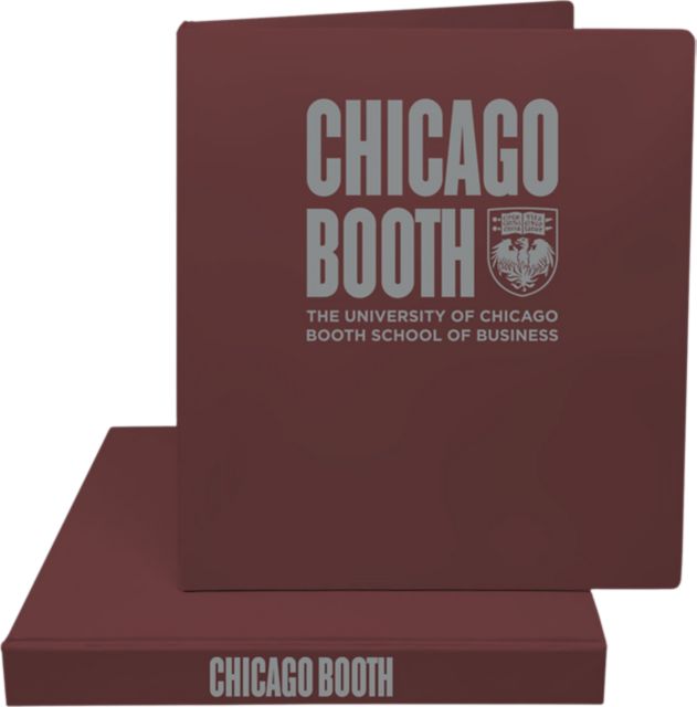 The University of Chicago Booth School of Business 1'' Vinyl Binder