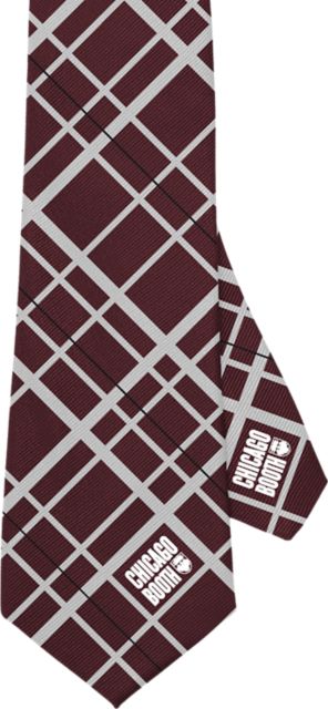 The University of Chicago Booth School of Business Woven Silk Tie